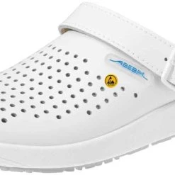 Abeba Berufsschuhe Sicherheitsschuhe ABEBA Clog Weiß ESD 5300 OB