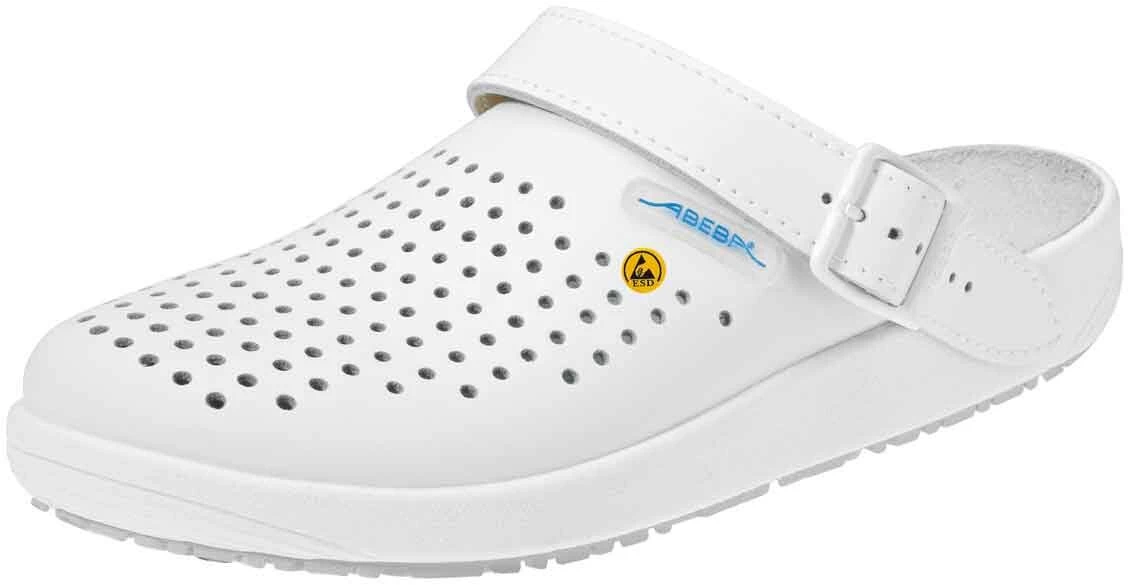 Abeba Berufsschuhe Sicherheitsschuhe ABEBA Clog Weiß ESD 5300 OB