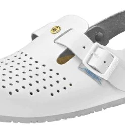 Abeba Berufsschuhe Sicherheitsschuhe ABEBA Clog Weiß ESD 4050 OB