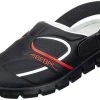 Abeba Berufsschuhe Sicherheitsschuhe ABEBA Clog Schwarz/ Rot 7332 OB