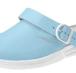 Abeba Berufsschuhe Sicherheitsschuhe ABEBA Clog Hellblau/ Weiß 7081 OB