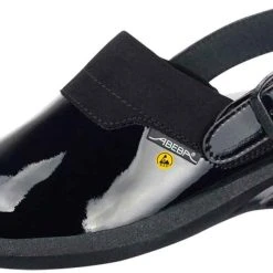 Abeba Berufsschuhe Sicherheitsschuhe ABEBA Clog Lack Schwarz ESD 37621 OB