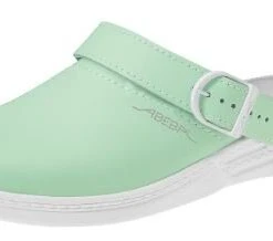 Abeba Berufsschuhe Sicherheitsschuhe ABEBA Clog Mint/ Weiß 7091 OB
