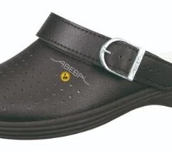 Abeba Berufsschuhe Sicherheitsschuhe ABEBA Clog Schwarz ESD 37530 OB