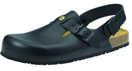 Abeba Berufsschuhe Sicherheitsschuhe ABEBA Clog Schwarz ESD 4055 OB