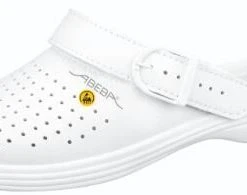 Abeba Berufsschuhe Sicherheitsschuhe ABEBA Clog Weiß ESD 37520 OB