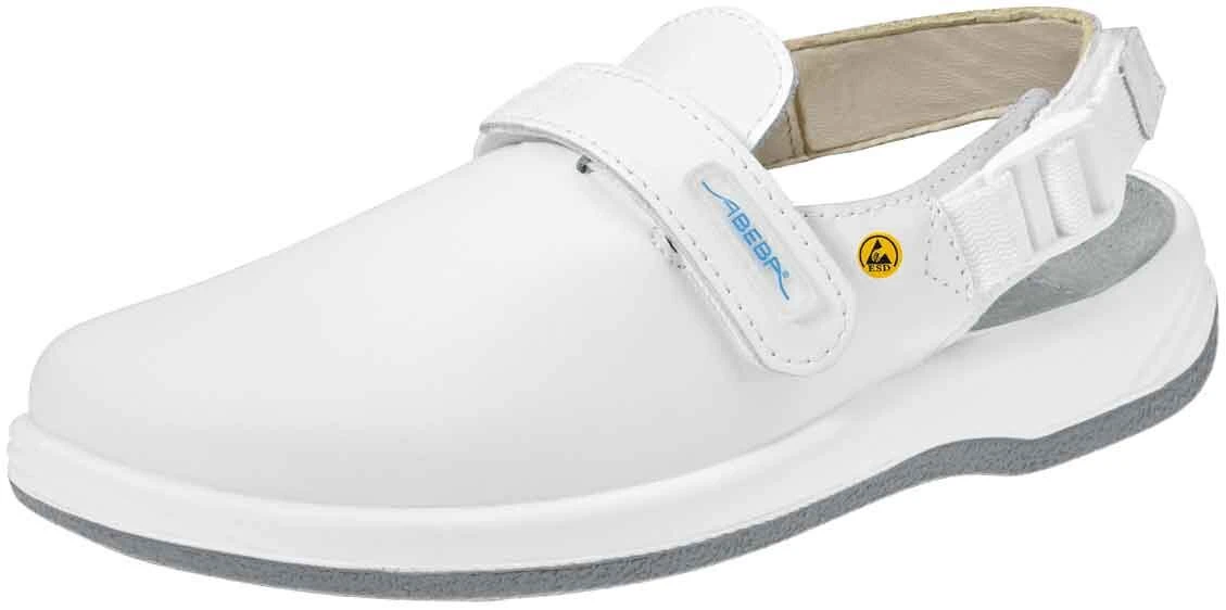 Abeba Berufsschuhe Sicherheitsschuhe ABEBA Clog Weiß ESD 38400 OB