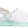 Abeba Berufsschuhe Sicherheitsschuhe ABEBA Clog Weiß/ Mint 5080 OB
