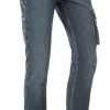 COOL AGENCY S.R.O Brams Jeans-Hose Blau 1.4350 R12 Mit Taschen, Workwearhose Damenjeans Lisa Denim