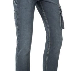 COOL AGENCY S.R.O Brams Jeans-Hose Blau 1.4350 R12 Mit Taschen, Workwearhose Damenjeans Lisa Denim