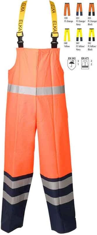 ELKA Rainwear ELKA Warn- Und Regenschutz Latzhose - Xtreme EN471 â Bild 2