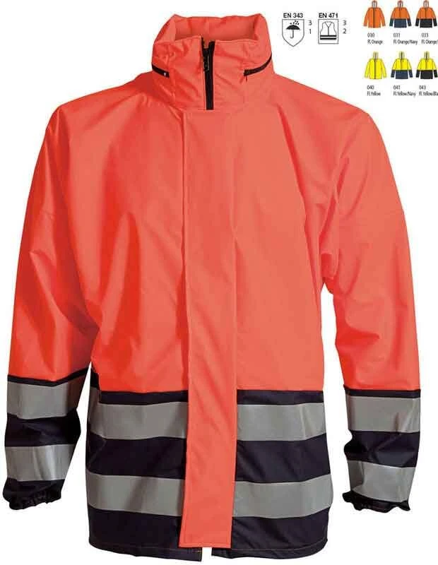ELKA Rainwear ELKA Warn- Und Regenschutzjacke Mit Reißverschluss - Xtreme EN ISO 20471