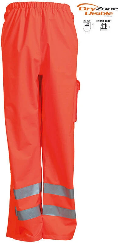 ELKA Rainwear ELKA Warnschutz Regen Bundhose DryZone Visible 022401R â Bild 2