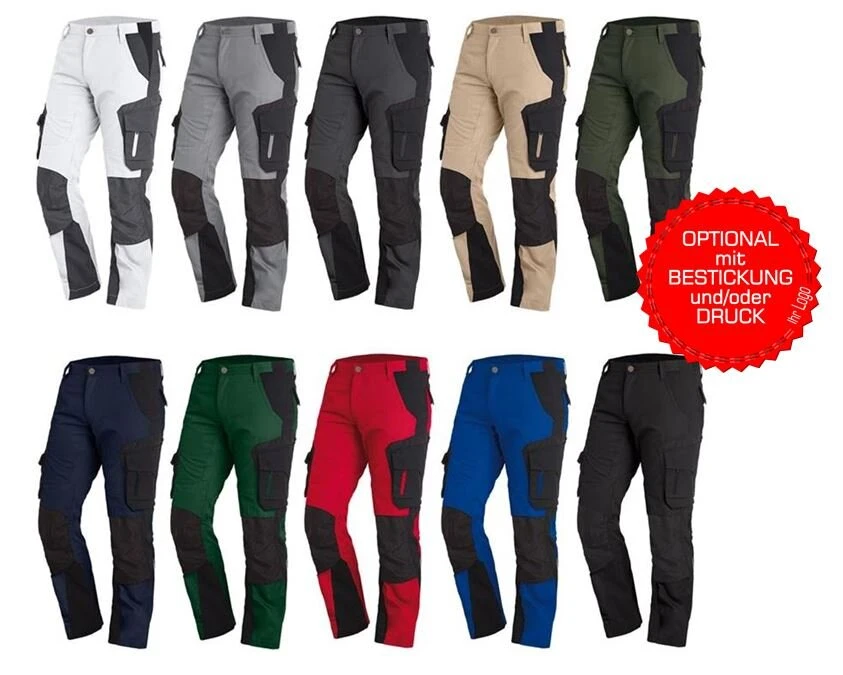 FHB Arbeitshose Florian 125100 In 10 Verschiedenen Farben