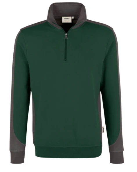 Hakro Herren Zip-Sweatshirt Contrast Mikralinar 476 – Bild 10