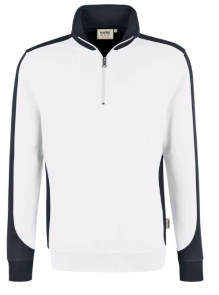 Hakro Herren Zip-Sweatshirt Contrast Mikralinar 476 – Bild 2