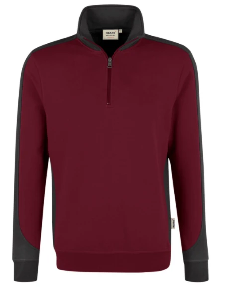 Hakro Herren Zip-Sweatshirt Contrast Mikralinar 476 – Bild 5