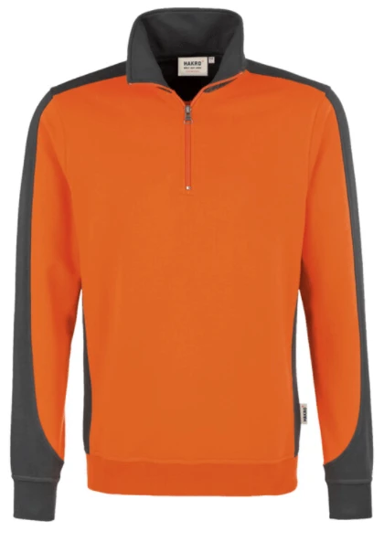 Hakro Herren Zip-Sweatshirt Contrast Mikralinar 476 – Bild 6