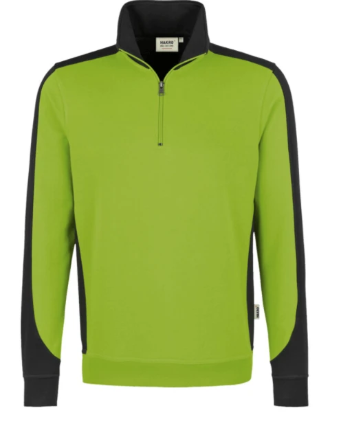Hakro Herren Zip-Sweatshirt Contrast Mikralinar 476 – Bild 8