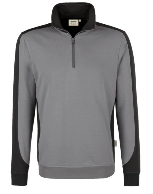Hakro Herren Zip-Sweatshirt Contrast Mikralinar 476 – Bild 9