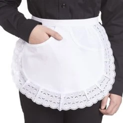 Leiber Servierschürze Mit Randspitze 02/70
