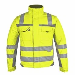 PKA Berufsbekleidung PKA Warnschutz Softshell-Jacke, Winter-Warnschutzbekleidung