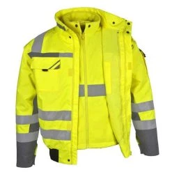 PKA Berufsbekleidung PKA Winterwarnschutz Pilotenjacke 3in1, Warnschutzbekleidung