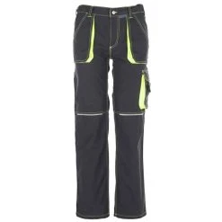 Planam Arbeitshose Basalt Neon