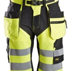 Snickers Workwear Snickers Warnschutz Shorts FlexiWork High-Vis Mit Holstertaschen 6933