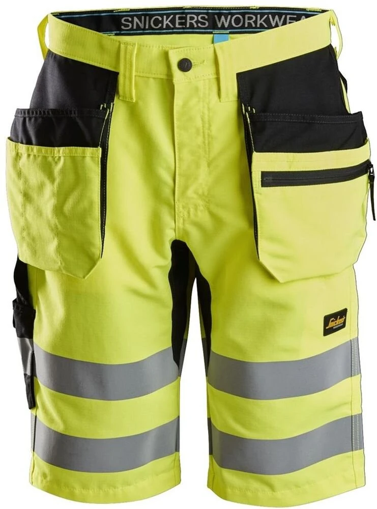 Snickers Workwear Snickers Warnschutz Shorts LiteWork High-Vis + Holstertaschen 6131