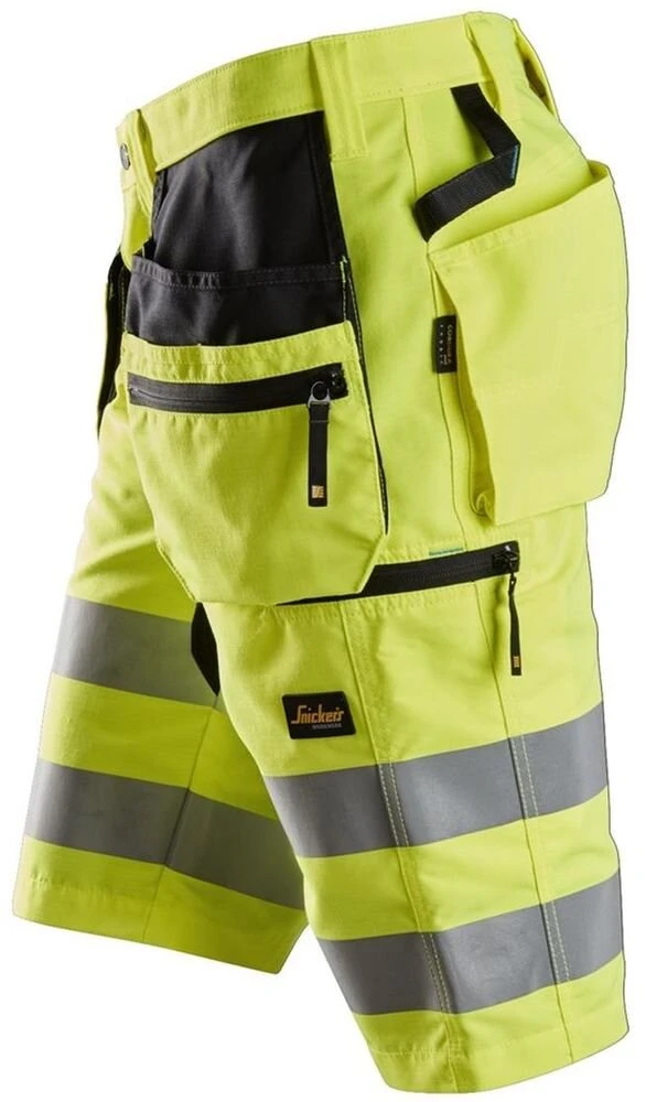 Snickers Workwear Snickers Warnschutz Shorts LiteWork High-Vis + Holstertaschen 6131 – Bild 2