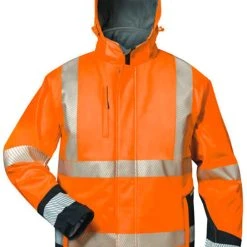 Warnschutz-Winter Softshell Jacke LUKAS Mit Kapuze - Elysee